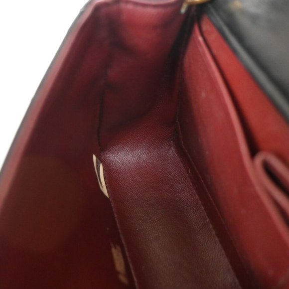 CHANEL CC Mini Matelasse Full Flap Chain Shoulder Bag Leather Black GHW - Picture 4 of 16